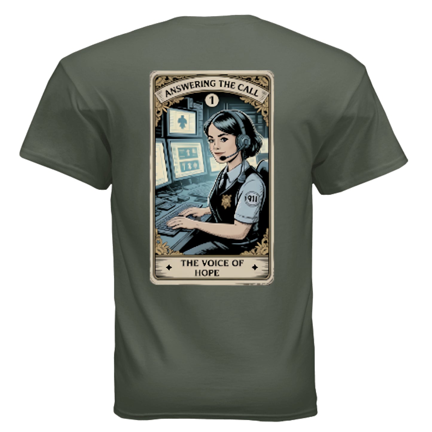 MILITARY GREEN - BACK