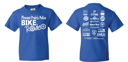 PPPD bike rodeo shirts and bags